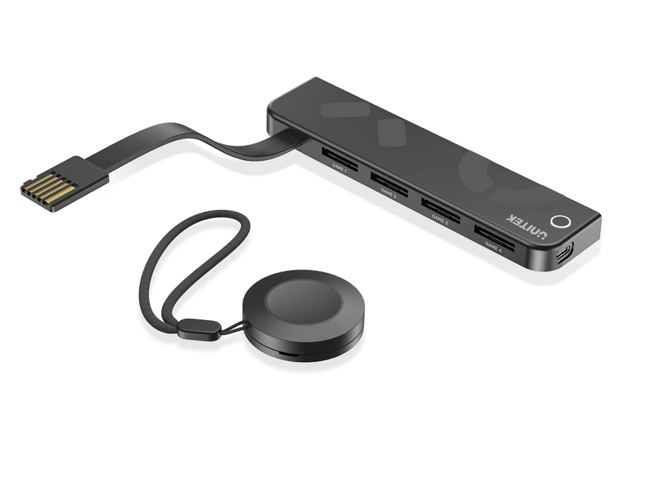 UNITEK Switch 4-in-1 Game Card Reader with 4x Card Reader Slots Plus Remote Cont - LX2001 - Homewares, Outdoor, Phone Accessories, Cases, Speakers, Headphones + More -