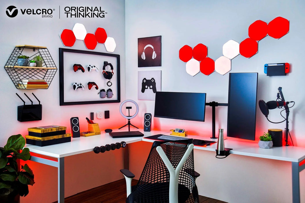 VELCRO Brand ECO Pre-cut 6pk Straps Made from 50% Recycled Materials. Strong, Du - LX2001 - Homewares, Outdoor, Phone Accessories, Cases, Speakers, Headphones + More -