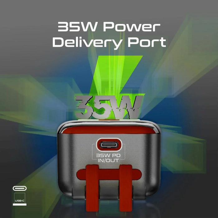 PROMATE 10000mAh 4-in-1 Smartphone & Apple Watch Charging Power Bank with USB-C - LX2001 - Homewares, Outdoor, Phone Accessories, Cases, Speakers, Headphones + More -