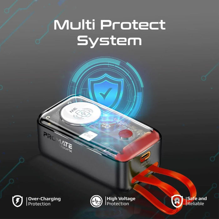 PROMATE 10000mAh 4-in-1 Smartphone & Apple Watch Charging Power Bank with USB-C - LX2001 - Homewares, Outdoor, Phone Accessories, Cases, Speakers, Headphones + More -