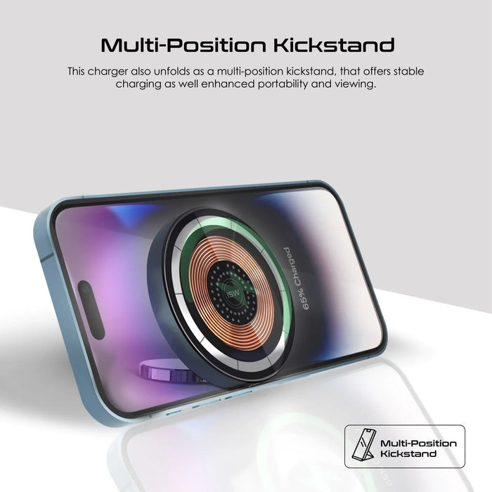 PROMATE 2-in-1 Pocket-Sized 15W Magsafe Wireless Charging Station. 3W Apple Watc - LX2001 - Homewares, Outdoor, Phone Accessories, Cases, Speakers, Headphones + More -