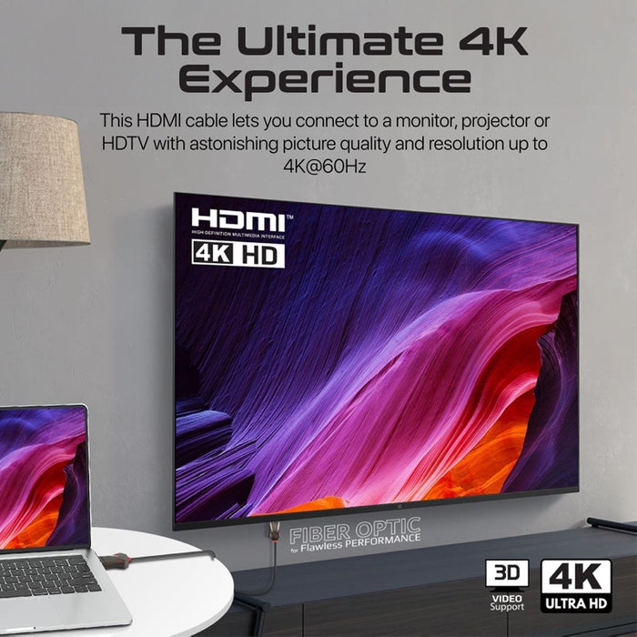 PROLINK4K60-1-5M 1.5m Ultra-High Definition (UHD) 2.0 HDMI Cable. Supports 4K@60Hz (4096x2160).