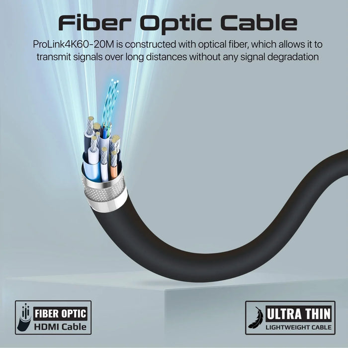 PROMATE 20m Ultra-High Definition (UHD) 2.0 HDMI Cable. Supports 4K@60Hz (4096x2 - LX2001 - Homewares, Outdoor, Phone Accessories, Cases, Speakers, Headphones + More -