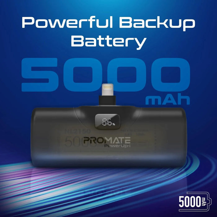 PROMATE 5000mAh Ultra Compact 20W Power Bank with Built-in Lightning Foldable Co - LX2001 - Homewares, Outdoor, Phone Accessories, Cases, Speakers, Headphones + More -