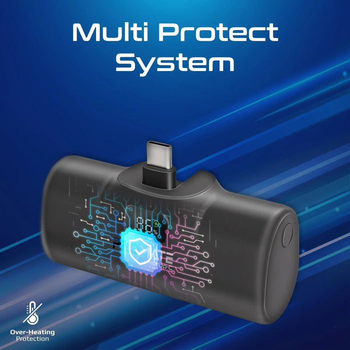 PROMATE 5000mAh Ultra Compact 20W Power Bank with Built-in USB-C Foldable Connec - LX2001 - Homewares, Outdoor, Phone Accessories, Cases, Speakers, Headphones + More -