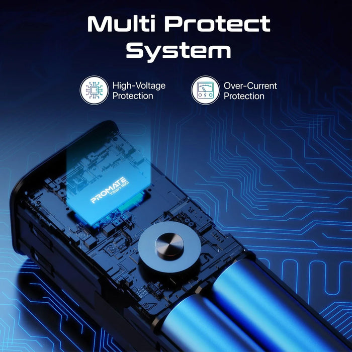 PROMATE 27600mAh 160W Ultra Compact Aluminium PD3.1 Power Bank with LCD Screen. - LX2001 - Homewares, Outdoor, Phone Accessories, Cases, Speakers, Headphones + More -