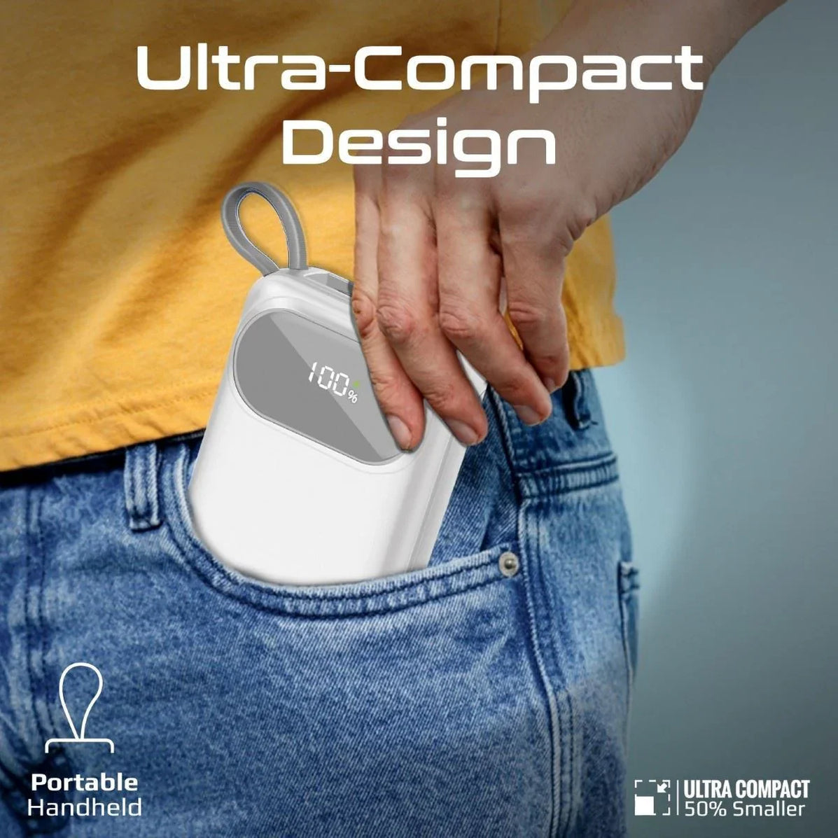PROMATE 20000mAh Ultra Compact 35W SuperSpeed Power Bank with Built-in ...