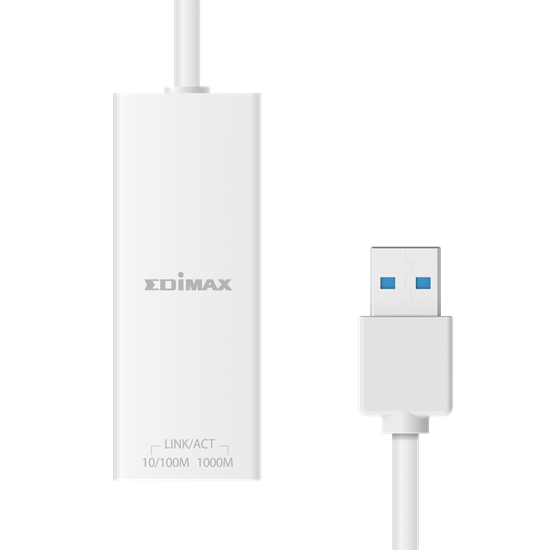 EDIMAX USB 3.2 to Gigabit Ethernet Adapter. Supports 802.1Q VLAN &802.1P Plug &