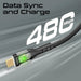 PROMATE 2m USB-C to USB-C Cable with Transparent Connectors & LED''s Supports 60 - LX2001 - Homewares, Outdoor, Phone Accessories, Cases, Speakers, Headphones + More -