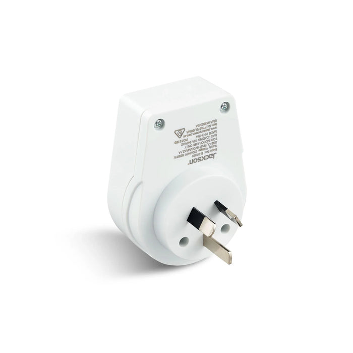 JACKSON Slim Inbound Travel Adaptor for use in NZ/AUS. USA; UK and Japanese Plug - LX2001 - Homewares, Outdoor, Phone Accessories, Cases, Speakers, Headphones + More -