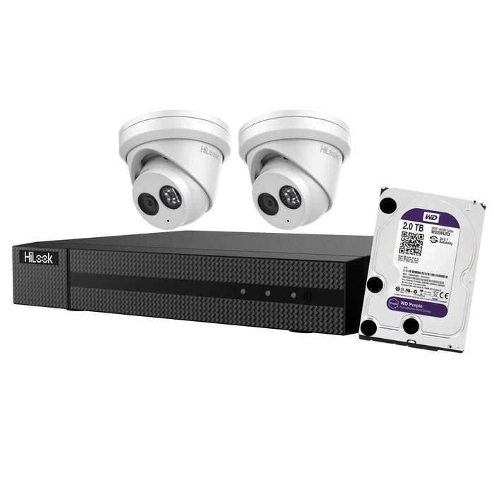 HILOOK 6MP 4-Channel Surveillance Camera Kit with 2TB HDD. Includes 2x IPC-T261H - LX2001 - Homewares, Outdoor, Phone Accessories, Cases, Speakers, Headphones + More -