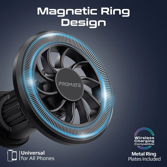 PROMATE MagGrip Cradleless AC Vent Magnetic Smartphone Mount. Includes Metal Rin - LX2001 - Homewares, Outdoor, Phone Accessories, Cases, Speakers, Headphones + More -