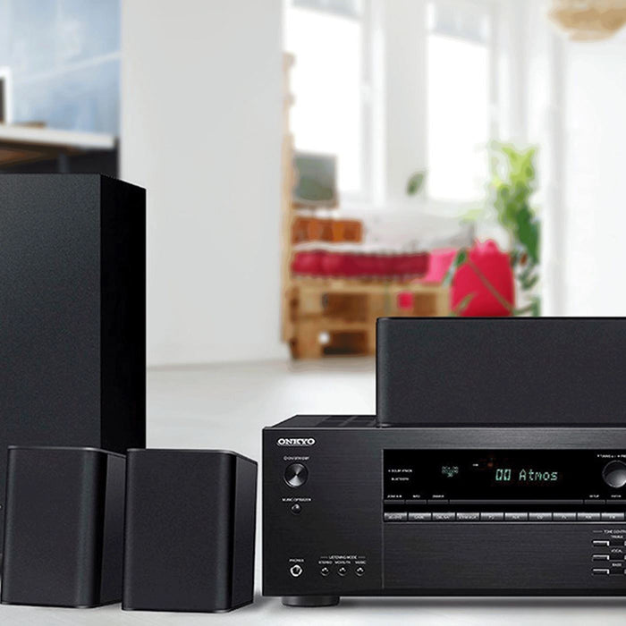 ONKYO 5.1-Ch Home Theater Receiver and Speaker Package. 155 Watts per Channel. I