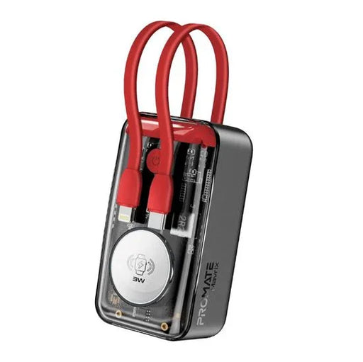 PROMATE 10000mAh 4-in-1 Smartphone & Apple Watch Charging Power Bank with USB-C - LX2001 - Homewares, Outdoor, Phone Accessories, Cases, Speakers, Headphones + More -