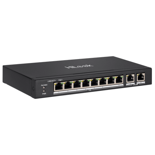 HILOOK 8 Port 10/100 Fast Ethernet Unmanaged POE Switch with 60W 8x 100Mbps PoE - LX2001 - Homewares, Outdoor, Phone Accessories, Cases, Speakers, Headphones + More -