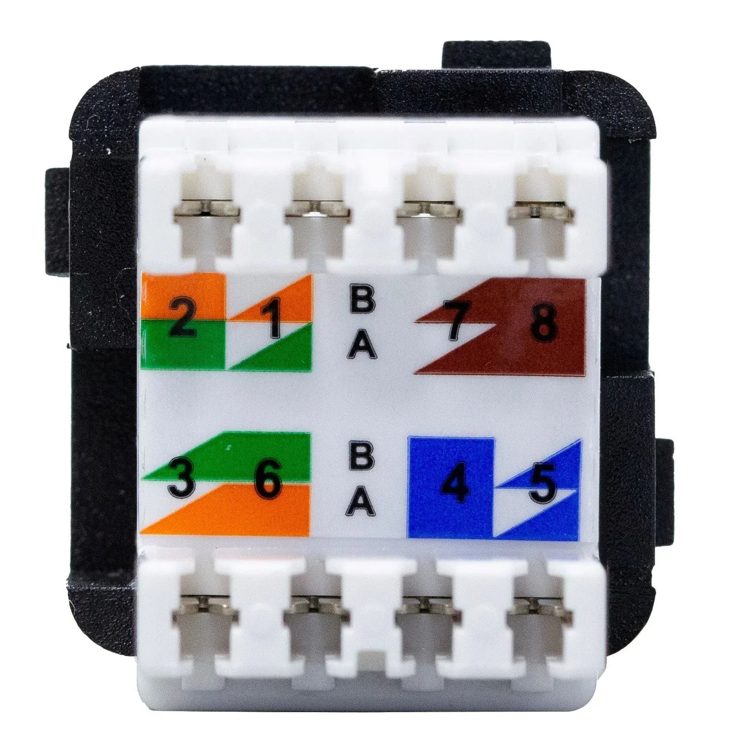 DYNAMIX Cat6 UTP Keystone RJ45 Jack for AMDEX Face Plates. White Recom ...