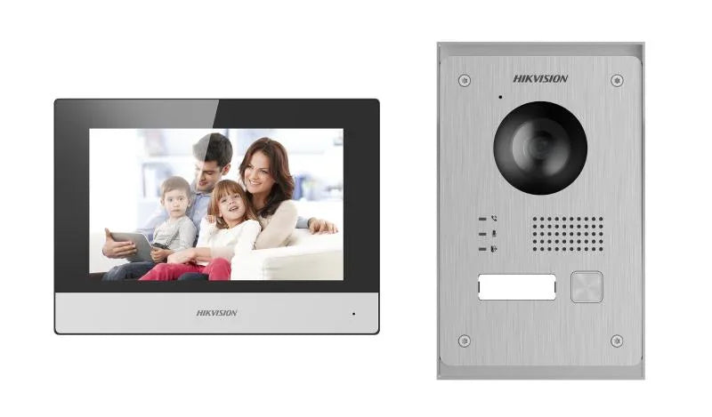 HILOOK 2-Wire Intercom Kit with 7" Colour Touch Screen & 2MP Camera. IP65 Water - LX2001 - Homewares, Outdoor, Phone Accessories, Cases, Speakers, Headphones + More -