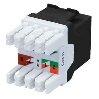 DYNAMIX Cat6 UTP Keystone RJ45 Slimline Jack. T568A/B Wiring. 50 micron; 180 Jac - LX2001 - Homewares, Outdoor, Phone Accessories, Cases, Speakers, Headphones + More -