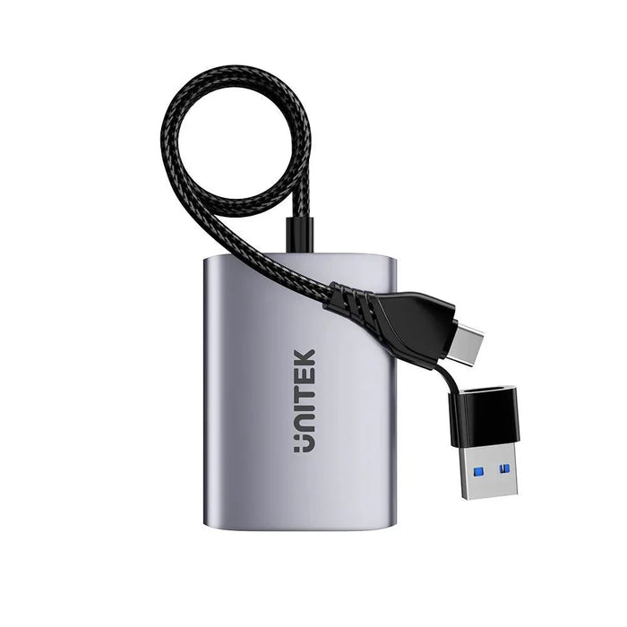 UNITEK HDMI Dual Port Adapter with 60cm Cable & USB-A&USB-C Connectors Mirror or - LX2001 - Homewares, Outdoor, Phone Accessories, Cases, Speakers, Headphones + More -