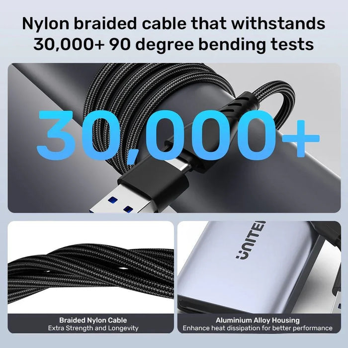 UNITEK HDMI Dual Port Adapter with 60cm Cable & USB-A&USB-C Connectors Mirror or - LX2001 - Homewares, Outdoor, Phone Accessories, Cases, Speakers, Headphones + More -