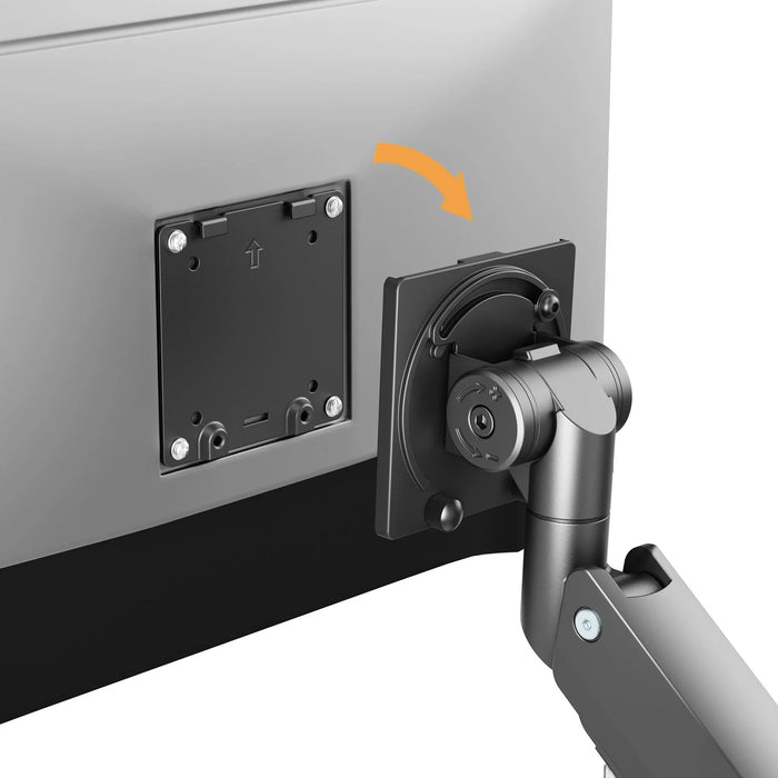 BRATECK 17-57" Heavy-Duty Gas Spring Single Monitor Desk Mount Arm Bracket. Supp - LX2001 - Homewares, Outdoor, Phone Accessories, Cases, Speakers, Headphones + More -