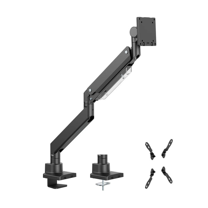 BRATECK 17-57" Heavy-Duty Gas Spring Single Monitor Desk Mount Arm Bracket. Supp - LX2001 - Homewares, Outdoor, Phone Accessories, Cases, Speakers, Headphones + More -
