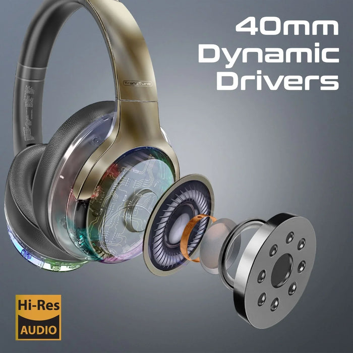 PROMATE HiFi Stereo Wireless Bluetooth Active Noice Cancelling Headphones with R - LX2001 - Homewares, Outdoor, Phone Accessories, Cases, Speakers, Headphones + More -