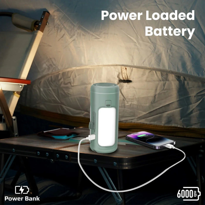 PROMATE 4-in-1 Portable Camping Kit with LED Light; 6000mAh Power Bank; LED Torc - LX2001 - Homewares, Outdoor, Phone Accessories, Cases, Speakers, Headphones + More -