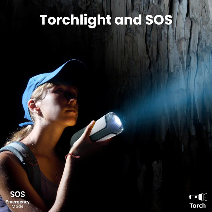 PROMATE 4-in-1 Portable Camping Kit with LED Light; 6000mAh Power Bank; LED Torc - LX2001 - Homewares, Outdoor, Phone Accessories, Cases, Speakers, Headphones + More -