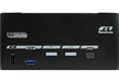 REXTRON 2 Ports 8K Triple Monitor DisplayPort 1.4 KVM Switch With USB 3.2 Gen 1, - LX2001 - Homewares, Outdoor, Phone Accessories, Cases, Speakers, Headphones + More -