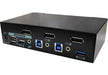 REXTRON 2 Ports 8K Dual Monitor DisplayPort 1.4 KVM Switch With USB 3.2 Gen 1, A - LX2001 - Homewares, Outdoor, Phone Accessories, Cases, Speakers, Headphones + More -