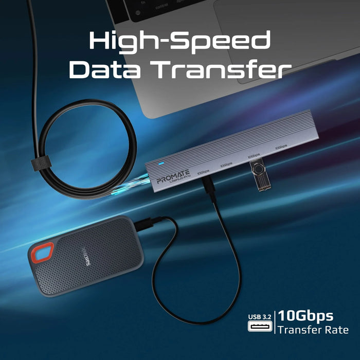 PROMATE 4-in-1 USB Multi-Port Ultra Compact Hub with USB-C Connector. Includes 2 - LX2001 - Homewares, Outdoor, Phone Accessories, Cases, Speakers, Headphones + More -