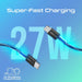 PROMATE 1.2m 27W PD USB-C to Lightning Connector Cable. Fabric Braided Cable, 25 - LX2001 - Homewares, Outdoor, Phone Accessories, Cases, Speakers, Headphones + More -