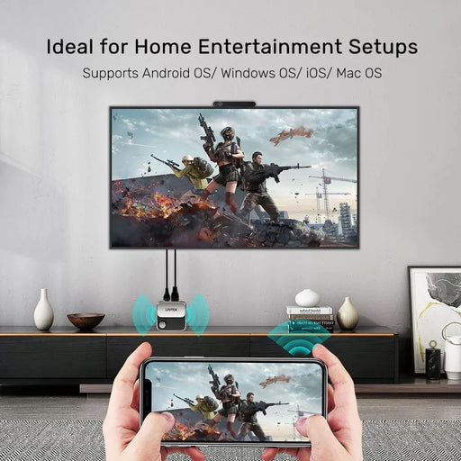 UNITEK Wireless Screen Mirroring Device Supporting 4K HD Resolution. Supports An - LX2001 - Homewares, Outdoor, Phone Accessories, Cases, Speakers, Headphones + More -