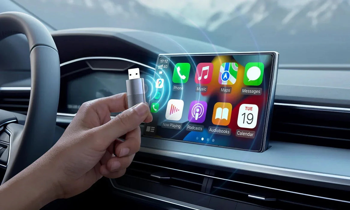 MINIX Wired Carplay to Wireless Connection Dongle Stick. 90 Degree USB-A Adapte - LX2001 - Homewares, Outdoor, Phone Accessories, Cases, Speakers, Headphones + More -