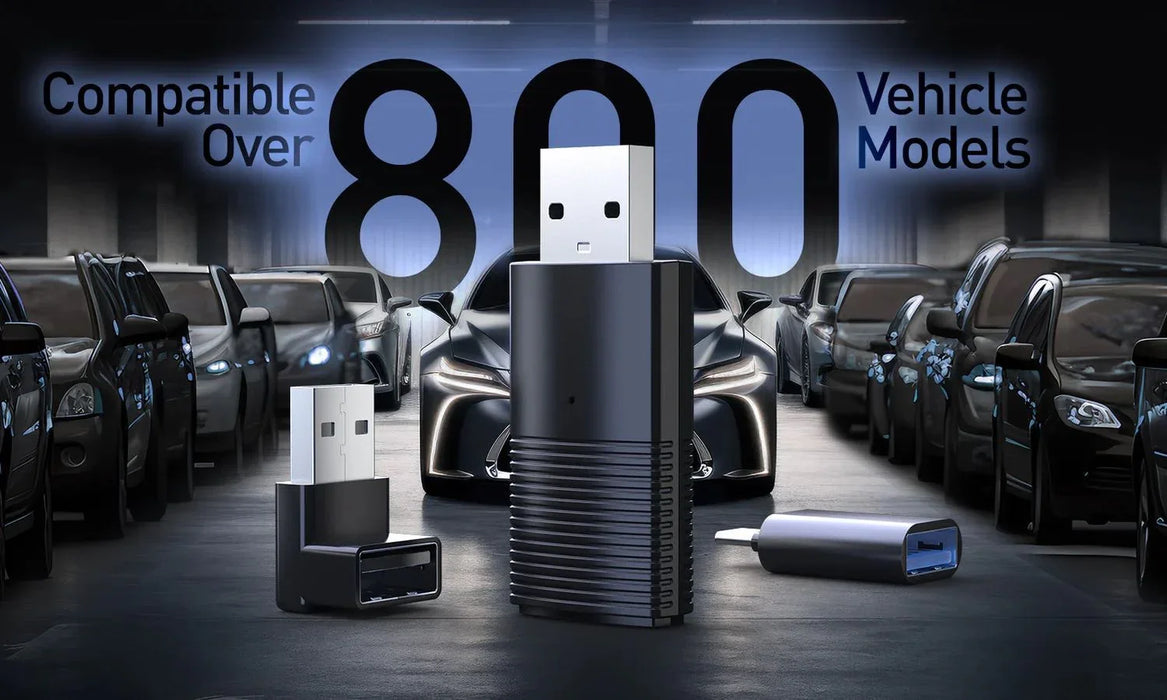 MINIX Wired Carplay to Wireless Connection Dongle Stick. 90 Degree USB-A Adapte - LX2001 - Homewares, Outdoor, Phone Accessories, Cases, Speakers, Headphones + More -