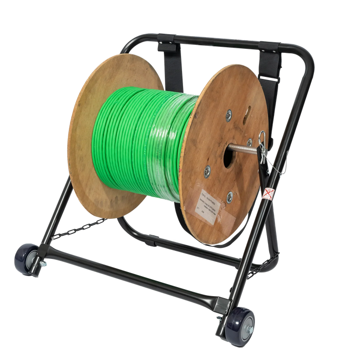 DYNAMIX Foldable Cable Caddy with Wheels and Pull Strap. Holds Cable Reel up to - LX2001 - Homewares, Outdoor, Phone Accessories, Cases, Speakers, Headphones + More -