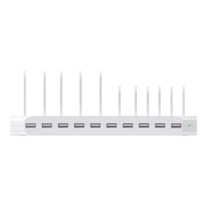UNITEK 10-Port 60W Smart Charging Station with 10x 2.4A USB-A Ports. Power: 60W. - LX2001 - Homewares, Outdoor, Phone Accessories, Cases, Speakers, Headphones + More -