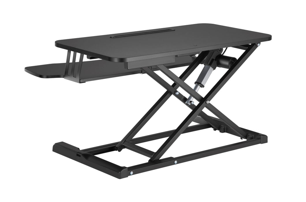 Brateck Electric Scissor Lift Desktop Sit-Stand Workstation w/ Keyboard Tray Deck