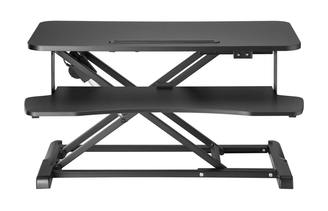 Brateck Electric Scissor Lift Desktop Sit-Stand Workstation w/ Keyboard Tray Deck