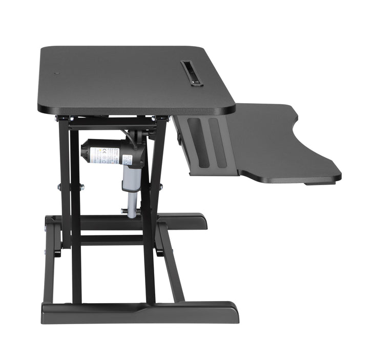 Brateck Electric Scissor Lift Desktop Sit-Stand Workstation w/ Keyboard Tray Deck
