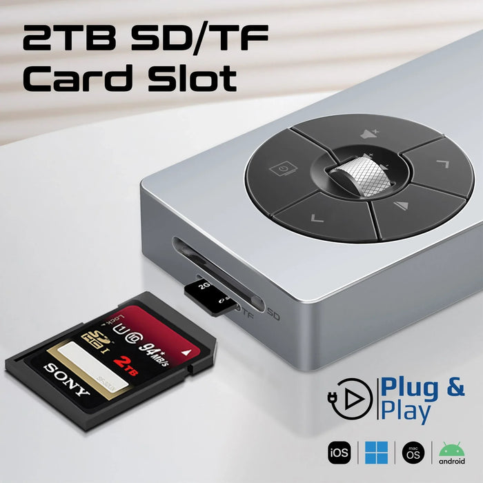 PROMATE 14-in-1 USB Multi-port Hub with USB-C Connector. Includes 1x HDMI Port; - LX2001 - Homewares, Outdoor, Phone Accessories, Cases, Speakers, Headphones + More -