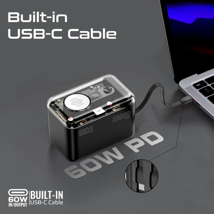 PROMATE 20000mAh 4-in-1 Smartphone & Apple Watch Charging Power Bank with Dual U - LX2001 - Homewares, Outdoor, Phone Accessories, Cases, Speakers, Headphones + More -