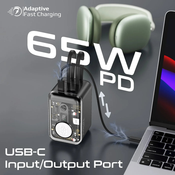 PROMATE 20000mAh 4-in-1 Smartphone & Apple Watch Charging Power Bank with Dual U - LX2001 - Homewares, Outdoor, Phone Accessories, Cases, Speakers, Headphones + More -