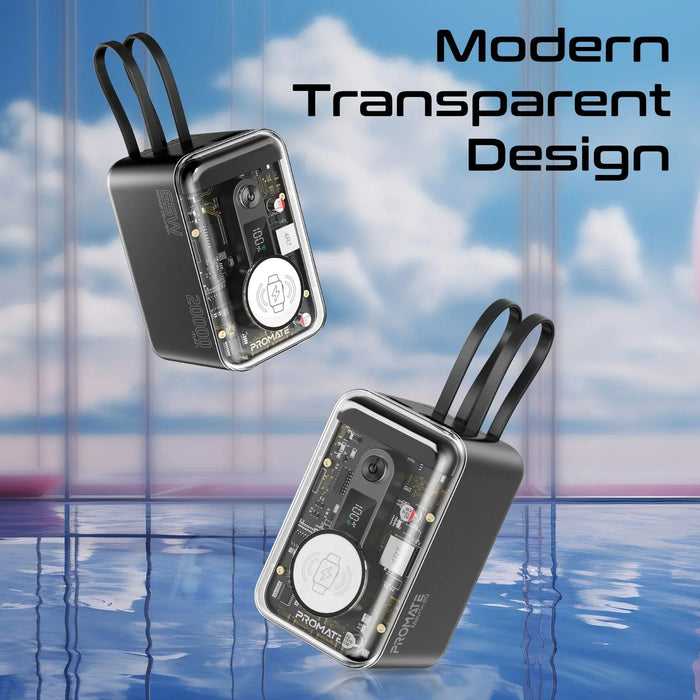 PROMATE 20000mAh 4-in-1 Smartphone & Apple Watch Charging Power Bank with Dual U - LX2001 - Homewares, Outdoor, Phone Accessories, Cases, Speakers, Headphones + More -