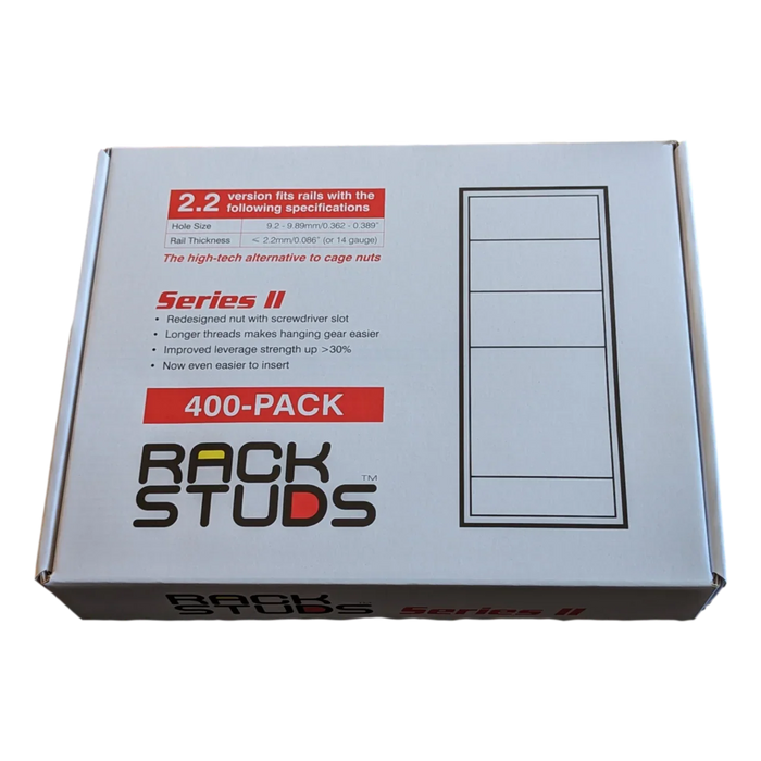 RACKSTUDS Series II 400-pack Maroon Smart Rack Mounting System. Universal Replac - LX2001 - Homewares, Outdoor, Phone Accessories, Cases, Speakers, Headphones + More -