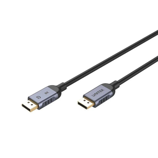 UNITEK 1m 8K DisplayPort V1.4 (UHD) Cable. Max Res 8K@60Hz. Supports up to 204Hz - LX2001 - Homewares, Outdoor, Phone Accessories, Cases, Speakers, Headphones + More -
