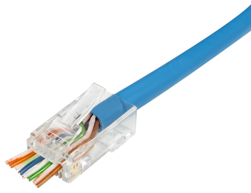 IDEAL INDUSTRIES CAT6 UTP RJ45 Push Through Plug. Pack of 50. Compatible with 30 - LX2001 - Homewares, Outdoor, Phone Accessories, Cases, Speakers, Headphones + More -