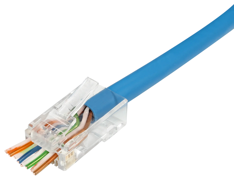 IDEAL INDUSTRIES CAT6 UTP RJ45 Push Through Plug. Pack of 50. Compatible with 30 - LX2001 - Homewares, Outdoor, Phone Accessories, Cases, Speakers, Headphones + More -