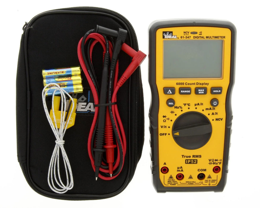 IDEAL INDUSTRIES 1000V AC/DC Multimeter. CAT IV 600V and CAT III 1000V Rating. - LX2001 - Homewares, Outdoor, Phone Accessories, Cases, Speakers, Headphones + More -